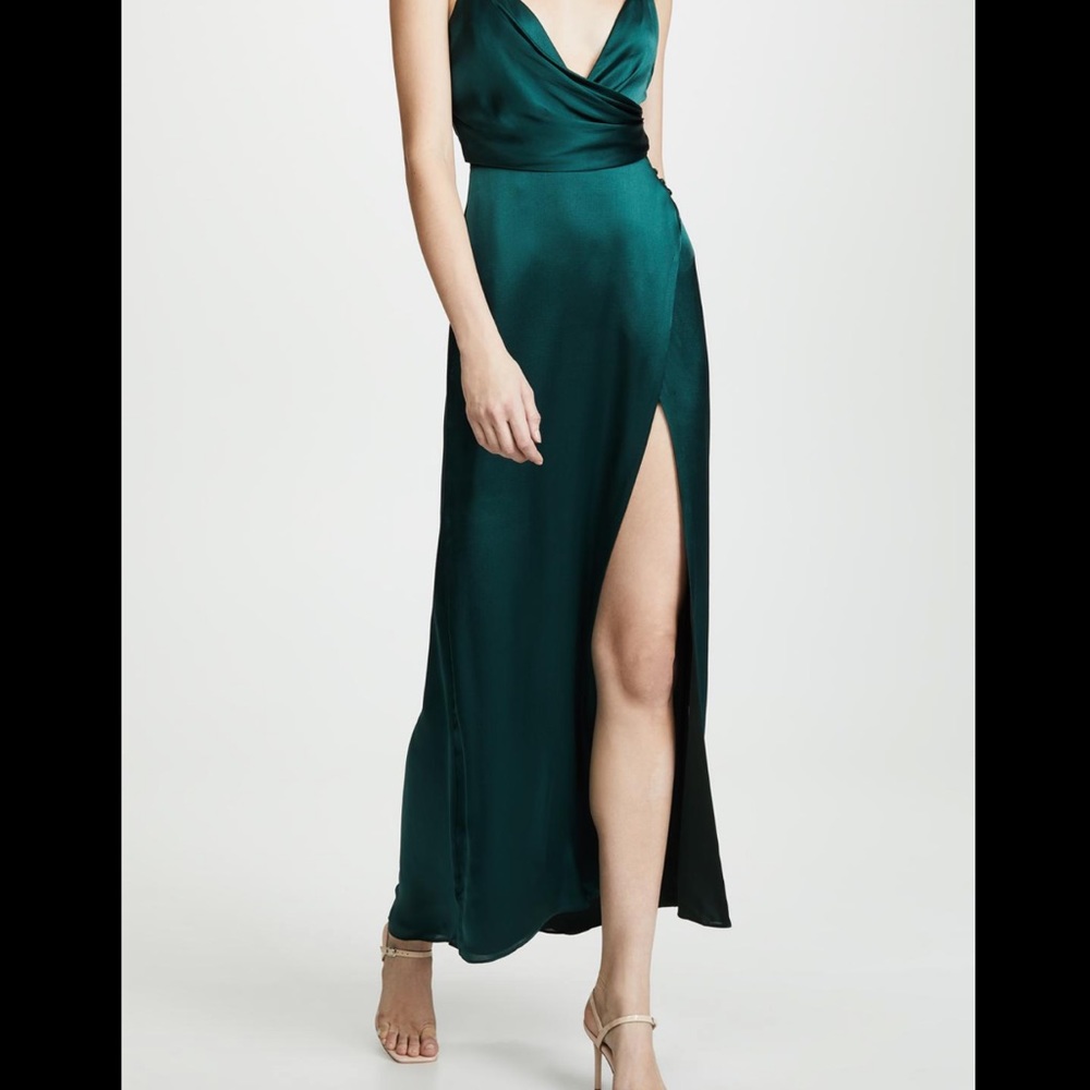 FAME&PARTNERS - Evening Dress - 100% Silk Eco Gown - Sustainably Made - Size 10